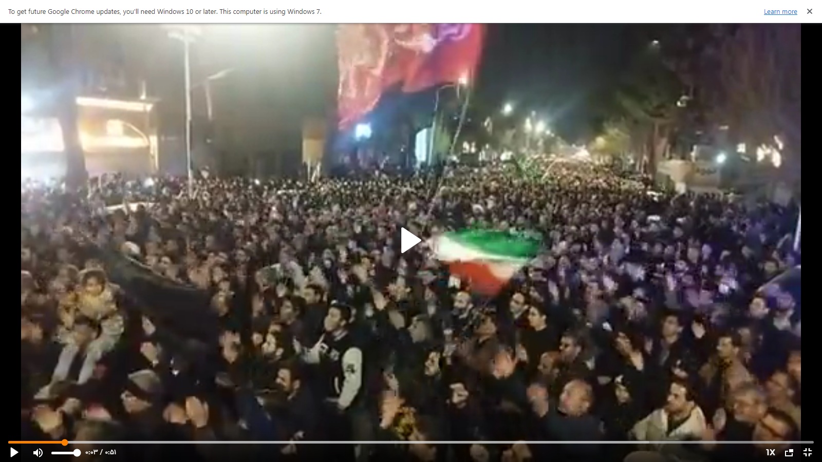 حضور مردم نیشابور در خیابان امام خمینی(ره) در پی سوگ شهید علمدار انقلاب اسلامی حضرت آیت الله خامنه‌ای(ره)