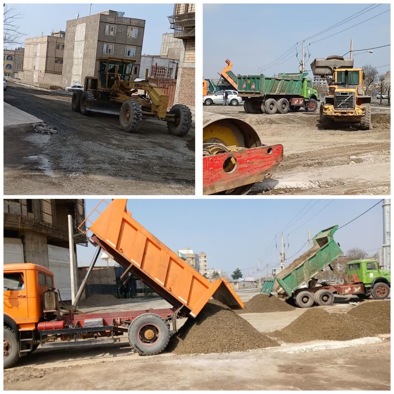 خدمت بی‌وقفه زیر بیرق عزا  ◾️بهسازی خیابان هاشمی نژاد حد فاصل پرورش و شهدای منا توسط تلاشگران سازمان عمران شهرداری نیشابور