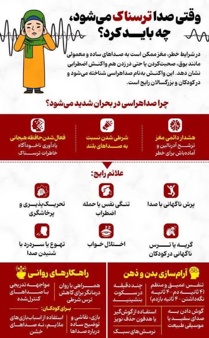 👂اقدامات موثر در زمان شنیدن صدای ترسناک   📚به دقت مطالعه کنید   📲برای دیگران هم ارسال کنید ـــــــــ