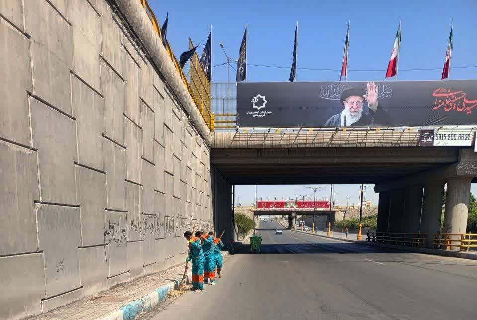بسیج حداکثری امکانات و نیروهای شهرداری نیشابور برای میزبانی شایسته از زائران و سوگواران «قائد شهید امت»