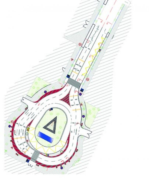 طراحی میدان شهید چمنی با دیدگاه اصلاح هندسی ترافیکی، شهرسازی و معماری
