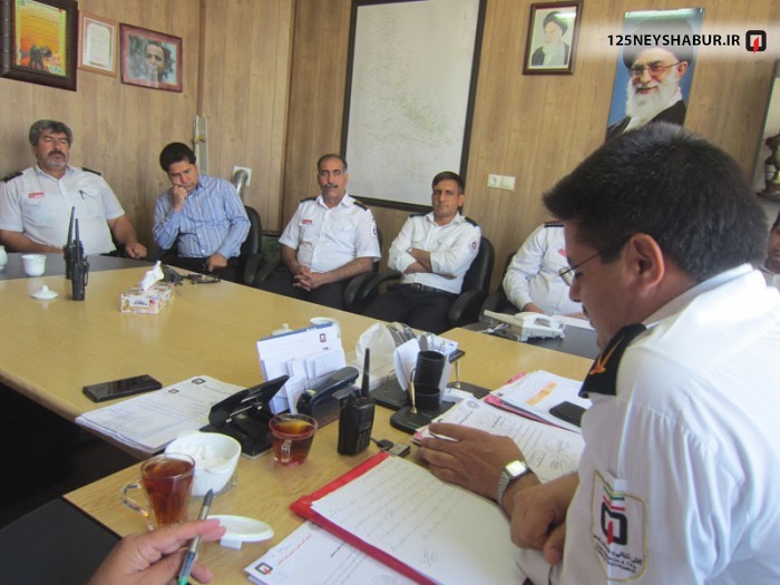 معاون جدید عملیات  سازمان اتش نشانی نیشابور منصوب شد